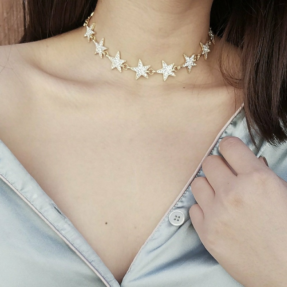 Rhinestone Star Choker | Star Choker | Choker